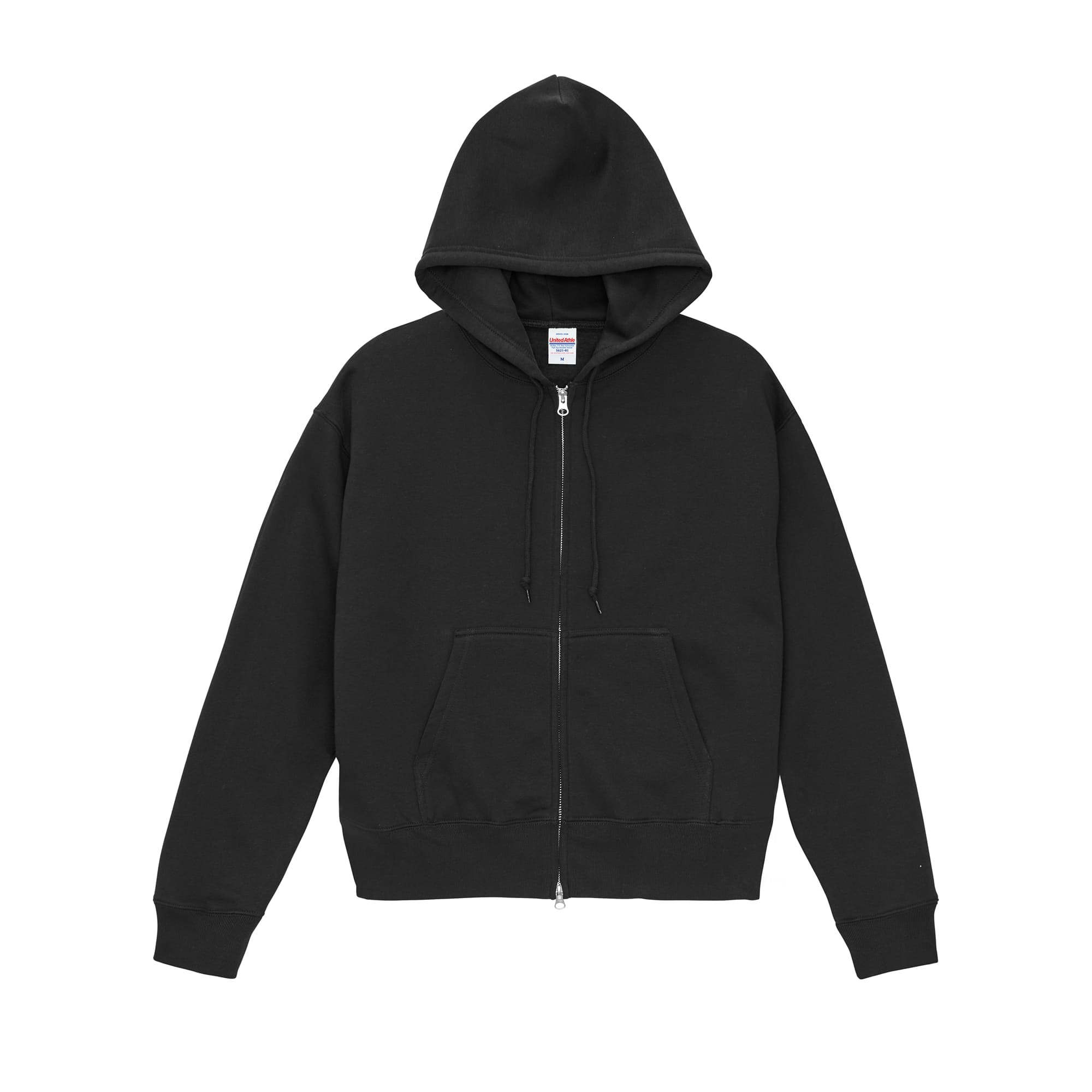 United Athle 3562101 10.0oz T/C箱型連帽拉鍊外套(內刷毛) 1